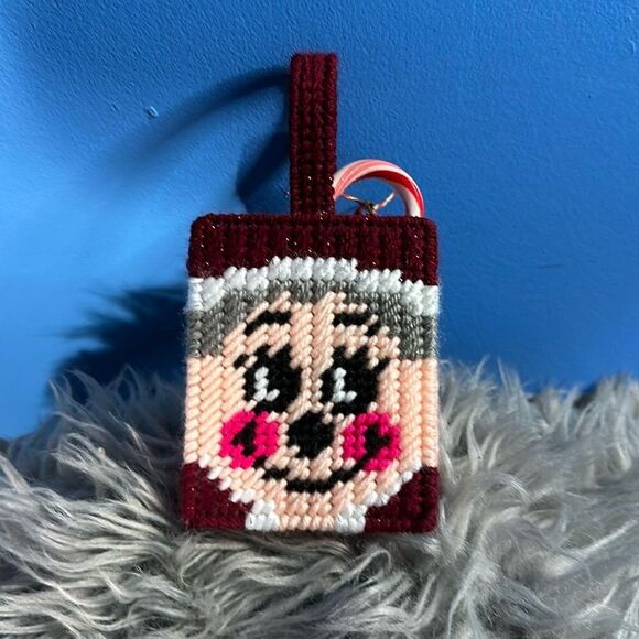 Mrs. Claus Tiny Tote Gift Holder – Christmas Bag for Candy, Stocking Stuffer - Picture 1 of 2